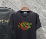 Gucci Logo Printed Short Sleeves Unisex Casual Cotton T-Shirts
