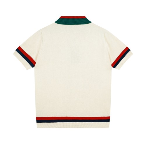 Gucci Chest Double G Knitted Polo