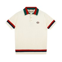 Gucci Chest Double G Knitted Polo
