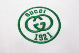 Gucci Logo Letter Embroidered T-shirt Unisex Casual Short Sleeves