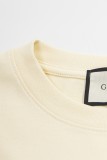 Gucci x Bananya Logo Banana Cat Cartoon Print Short Sleeve Unisex Casual Round Neck T-shirt