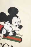 Gucci x Disney Mickey Printed T-shirt Unisex Casual Cotton Short Sleeves
