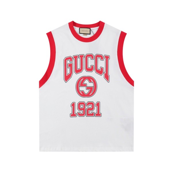 Gucci Classic Logo Printed Tank Top