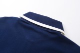 Gucci Classic Three Color Ribbon Contrast Panel Polo Shirt