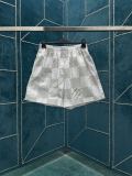 Louis Vuitton Damier Pattern Beach Shorts Unisex Fashion Marque L.Vuitton Déposée Logo Sports Shorts