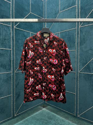 Gucci Hattie Stewart Originality Design Short Sleeve Unisex Fashion Casual Shirts Coats