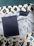 Louis Vuitton x Tyler Unisex Classic Monogram Craggy Pattern Silk Shorts