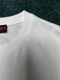 Gucci Shell Ribbon Slogan Printing Short Sleeve Unisex Casual Street Loose T-Shirts