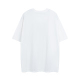 Gucci x Adidas Classic Print T-shirt Couple Cotton Loose Short Sleeve