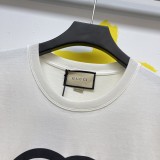 Gucci Cherry Double G Embroidered T-shirt Fashion Couple Casual Short Sleeve Three Colors