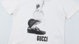 Gucci Animal print short sleeved Unisex Cotton Casual T-shirt