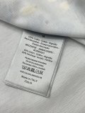 Dior New Graffiti Logo Print T-shirt Unisex Casual Loose Short Sleeve