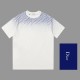 Dior Classic Gradient Printing Technology T-shirt Couple Classic Oversize Short Sleeves