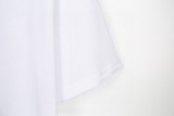 Dior Graffiti Logo Print T-shirt Couple Round Neck Cotton Short Sleeves