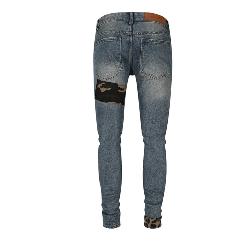 Palm Angels Casual Vintage Jeans New Fashion Slim Pants