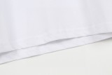Dior Logo Printed T-shirt Unisex Round Neck Cotton Short Sleeve
