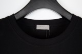 Dior Letter Logo Print T-shirt Unisex High Street Cotton Short Sleeves