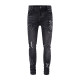 Palm Angels Fashion Distressed Jeans Casual Street Stretch Slim Pants
