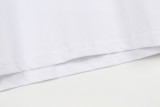 Dior Logo Print T-shirt Unisex High Street Cotton Short Sleeves