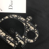 Dior High Street Logo Printed T-shirt Couple Casual Short Sleeve