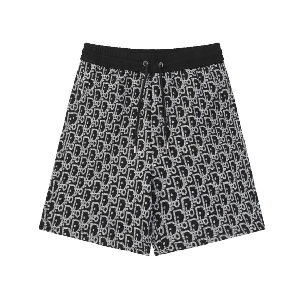 Dior Full Jacquard Craft Shorts Fashion Casual Loose Sports Shorts