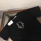 Dior High Street Logo Printed T-shirt Couple Casual Short Sleeve