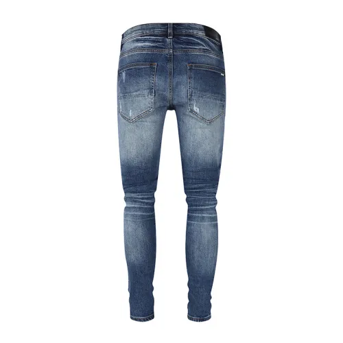 Amiri New Fashion Pants Distressed Patches Casual Street Jeans