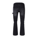 Amiri Fashion New Washed Stretch Black Jeans Casual Street Pants