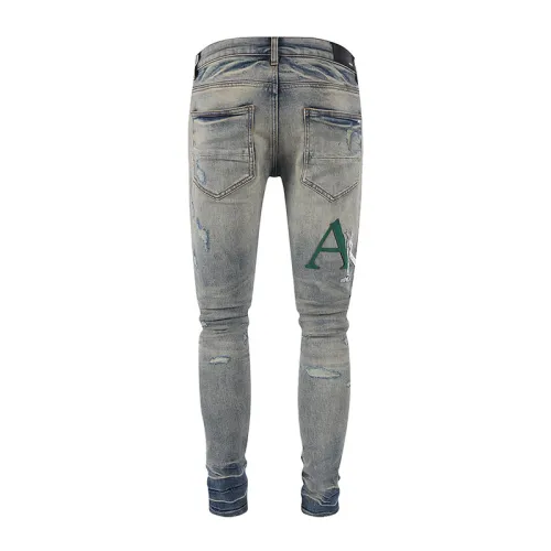 Amiri New Fashion Washed Slim Jeans Casual Street Vintage Pants