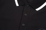 Dior Classic CD Letter Embroidery Contrast Polo Collar Short Sleeve