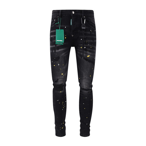 Dsquared2 New Fashion Pants Washed Vintage Street Skinny Jeans