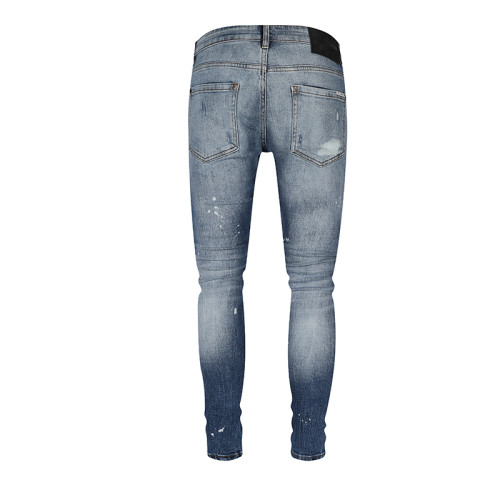Dsquared2 Distressed Patches Jeans Casual Street Stretch Skinny Pants