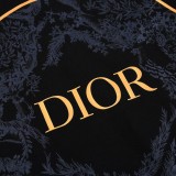 Dior Fashion Logo Pattern Printed Short Sleeve Unisex Loose Cotton T-shirt
