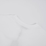 Dior 1947 Letter Flower Logo Printed Short Sleeve Unisex Round Neck T-shirt
