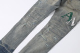 Amiri New Fashion Washed Slim Jeans Casual Street Vintage Pants