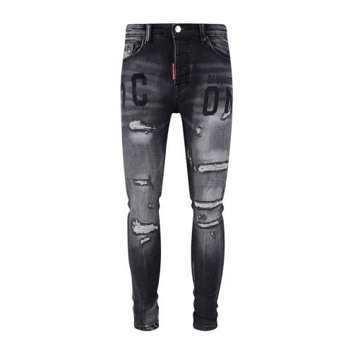 Dsquared2 Distressed Jeans Casual Street Stretch Slim Pants