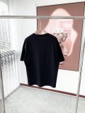 Dior Logo Print Short Sleeve Unisex Loose Cotton T-shirt