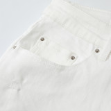Amiri White Slim Jeans Unisex New Fashion Casual Stretch Pants