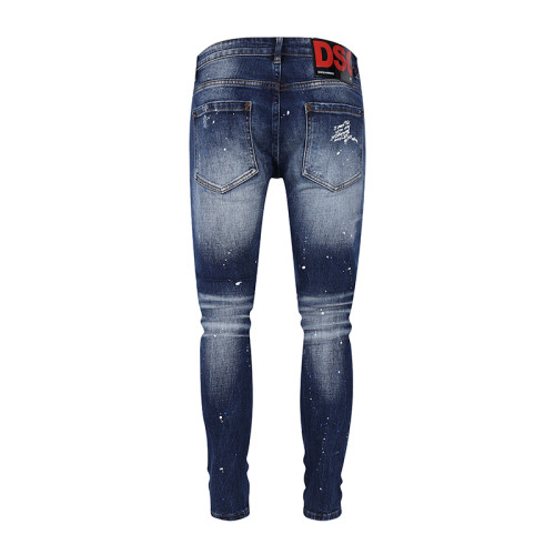 Dsquared2 Distressed Pants Casual Street Stretch Slim Jeans