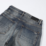 Amiri New Fashion Splash-ink Jeans Unisex Vintage Skinny Pants