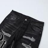 Amiri New Ripped Jeans Unisex Street Casual Vintage Slim Pants