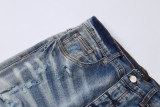Amiri Fashion Ripped Jeans Casual Stretch Skinny Pants