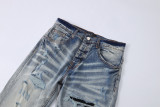 Amiri Fashion Ripped Jeans Casual Stretch Skinny Pants