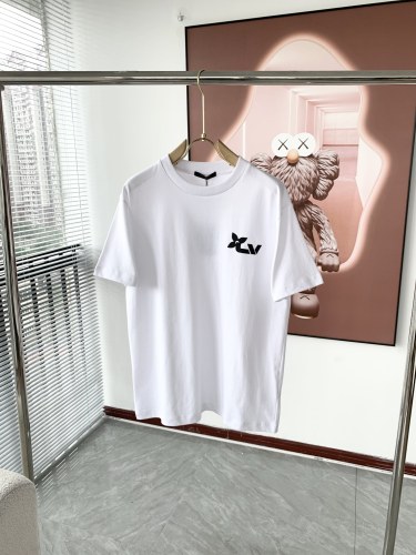 Louis Vuitton Classic Logo Offset Short Sleeve Unisex Versatile Casual T-shirt