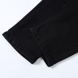 Amiri Logo Print Jeans Unisex Casual Street Skinny Pants