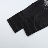 Amiri New Ripped Jeans Unisex Street Casual Vintage Slim Pants