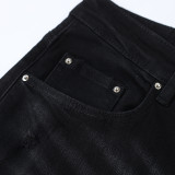Amiri Logo Print Jeans Unisex Casual Street Skinny Pants