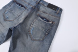 Amiri Fashion Street Ripped Jeans Unisex Casual Stretch Slim Pants