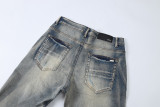 Amiri Vintage Slim Jeans Fashion New Washed Street Casual Stretch Pants
