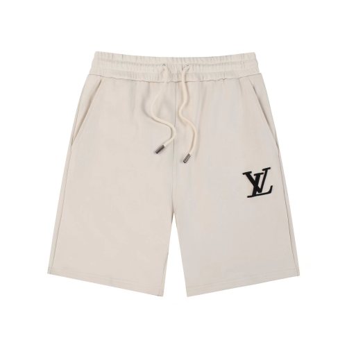 Louis Vuitton Classic Logo Embroidered Shorts Unisex Versatile Casual Sports Pants